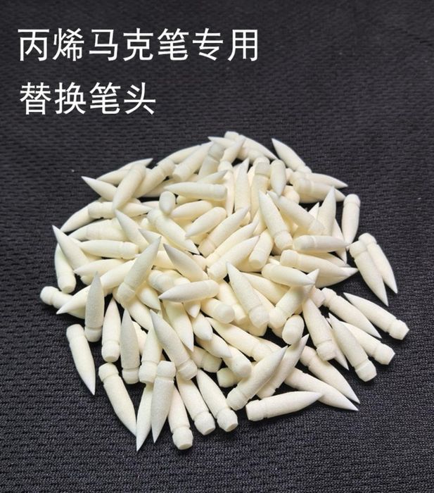 Змінні накінечники Brush для акрилових маркерів GuangNa набір 10шт