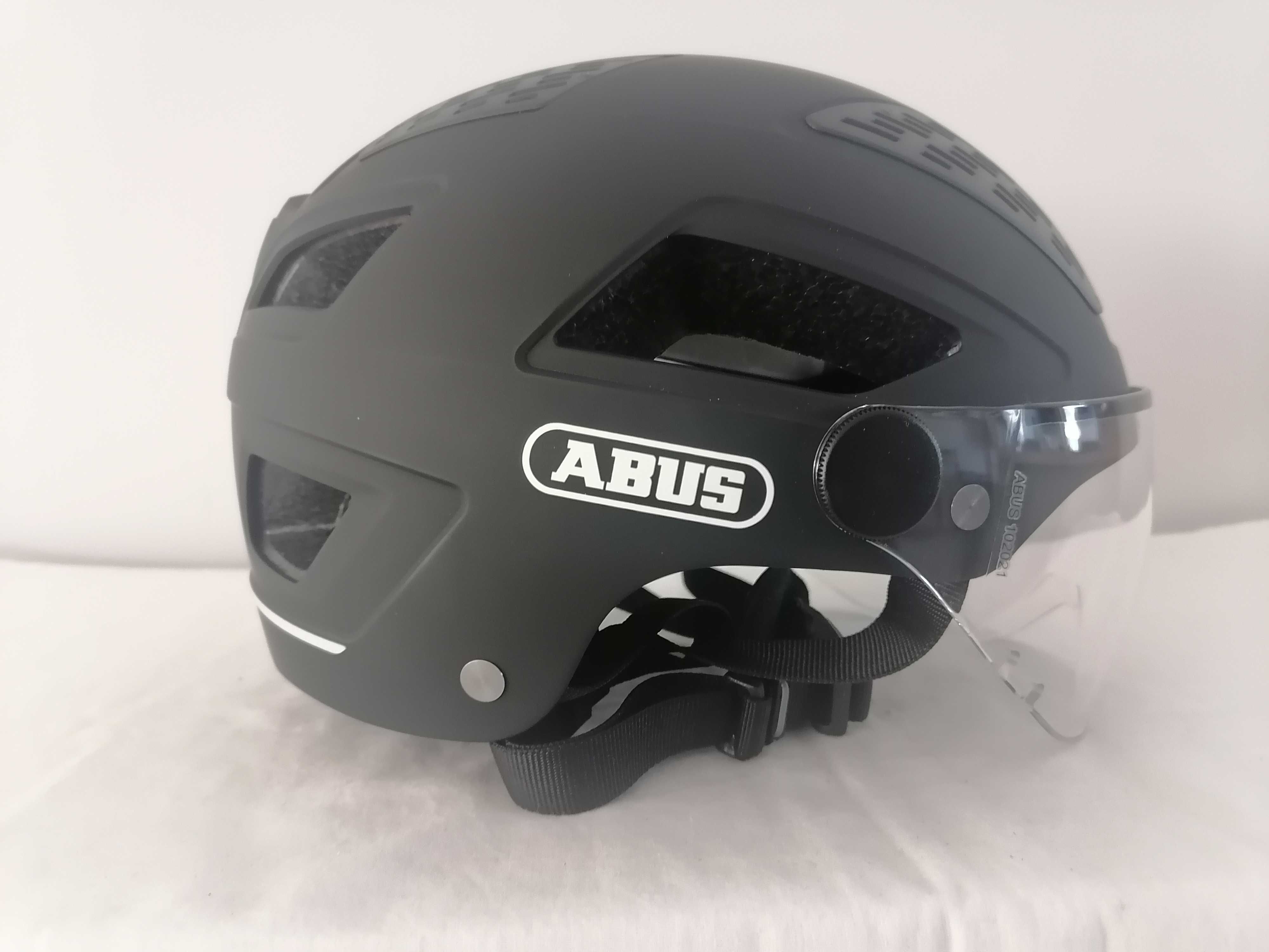 Kask rowerowy Abus Hyban 2.0 Ace Velvet Black M 52-58cm
