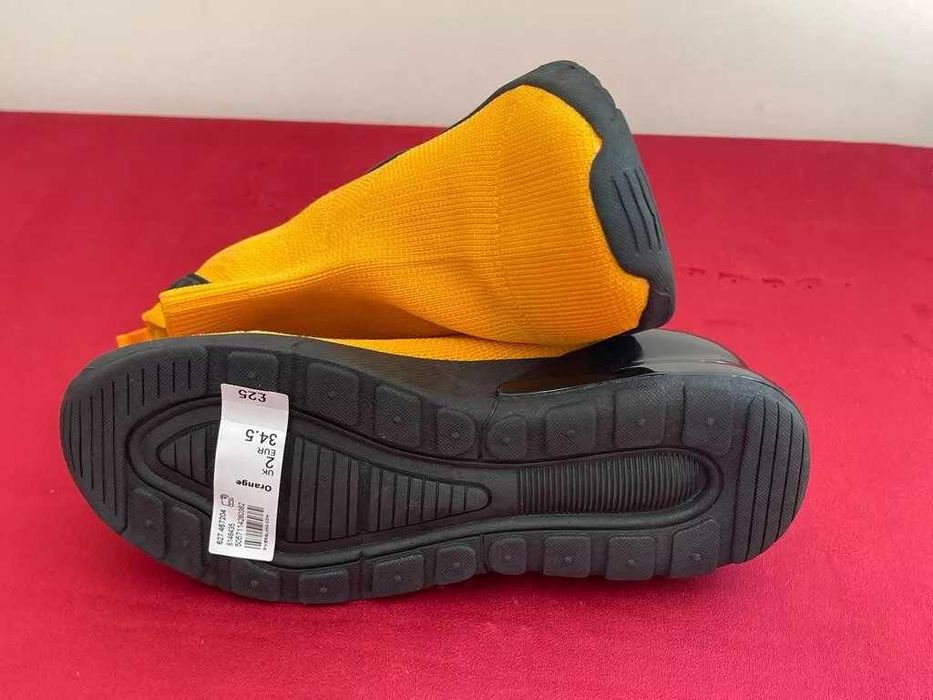 Високі кросівки River Island Kids Sock Trainers Orange 10/28