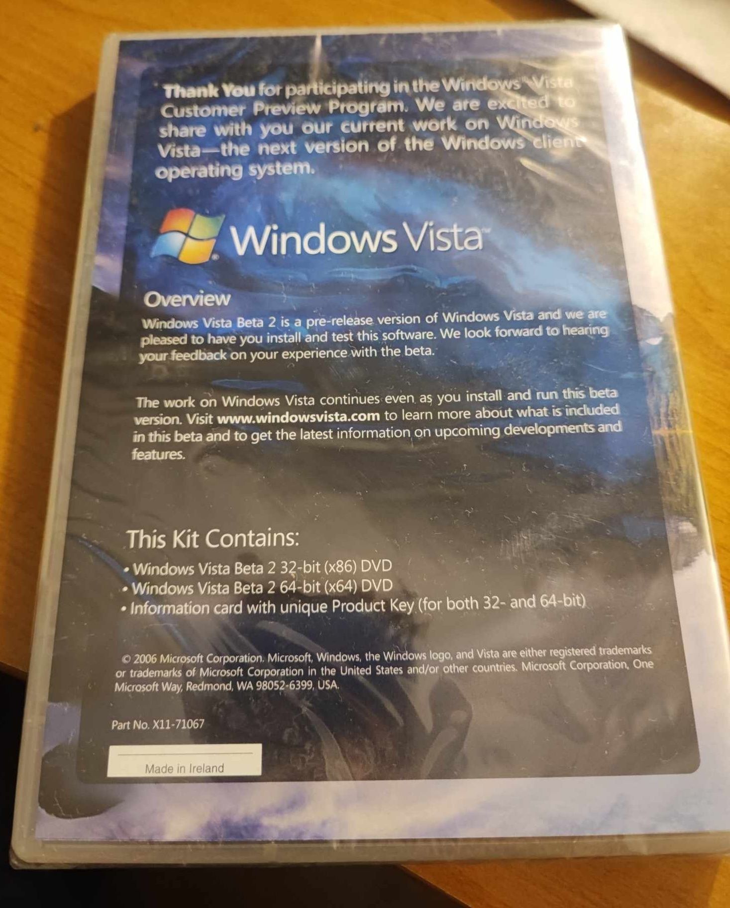 Microsoft Windows Vista Beta 2