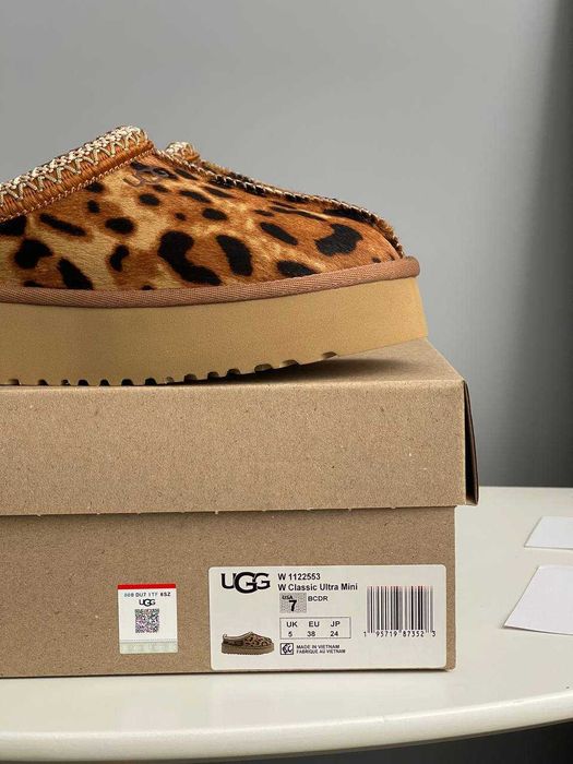 Зимові Жіночі Уггі UGG Tasman Platform Leopard 36-41 (Без предоплати)