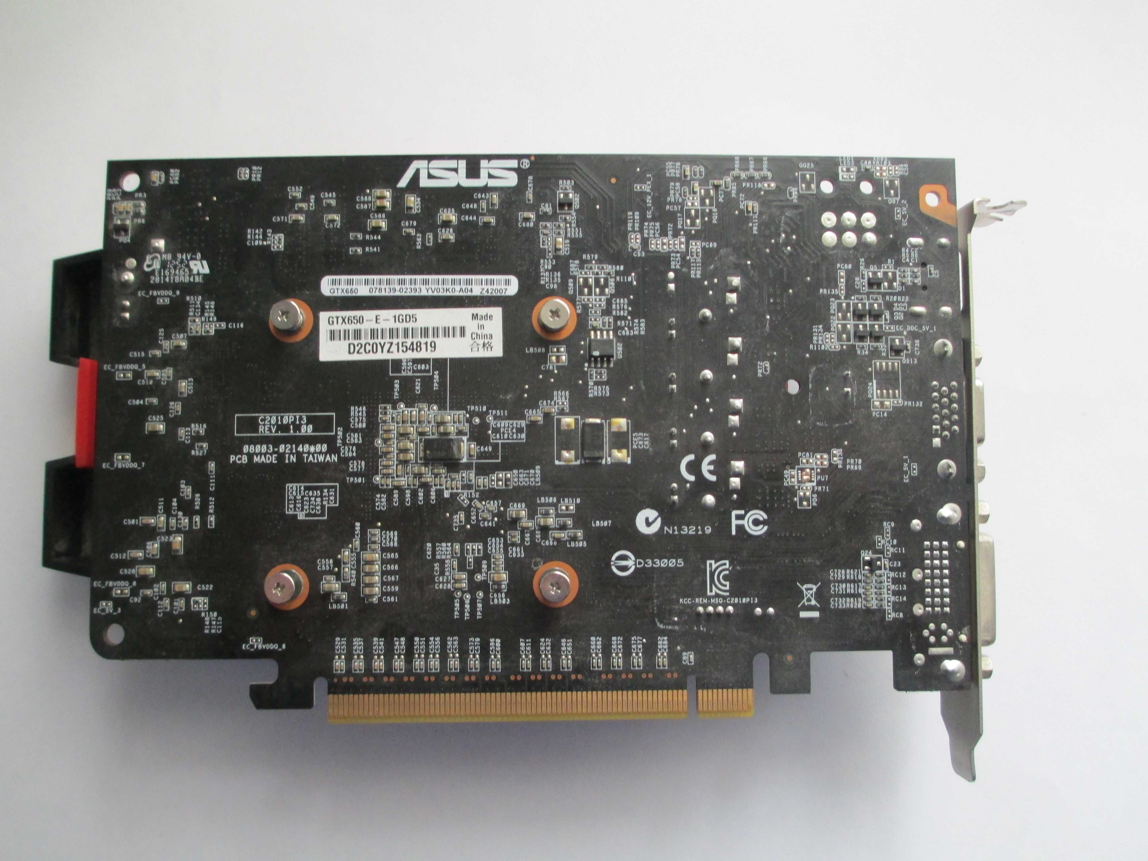 Видеокарта Asus GTX 650 1GB GDDR5 128bit DVI, VGA, HDMI GTX650-E-1GD5