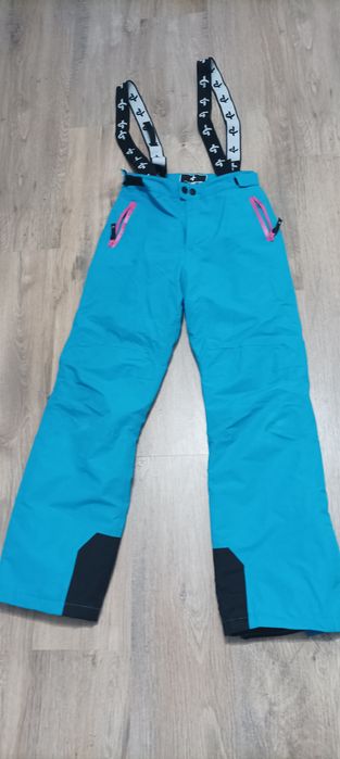 Spodnie snowboardowe, narciarskie z szelkami, Cross Sportswear, r.160