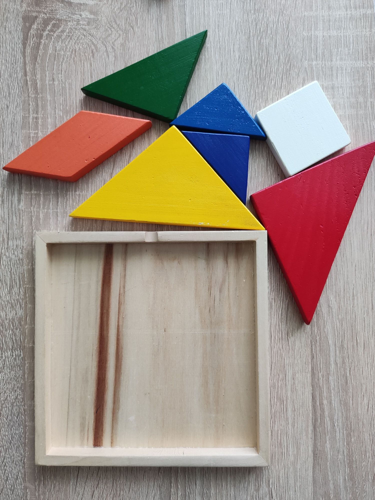 Танграм деревянная геометрическая головоломка
