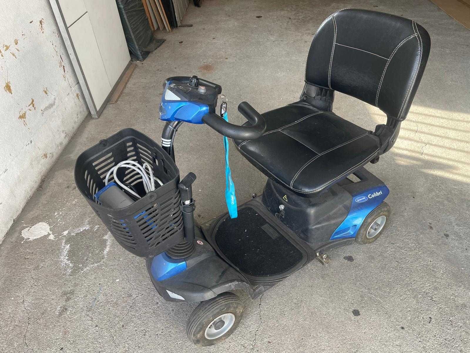 Scooter Elétrica Invacare Colibri — Compacta e Desmontável