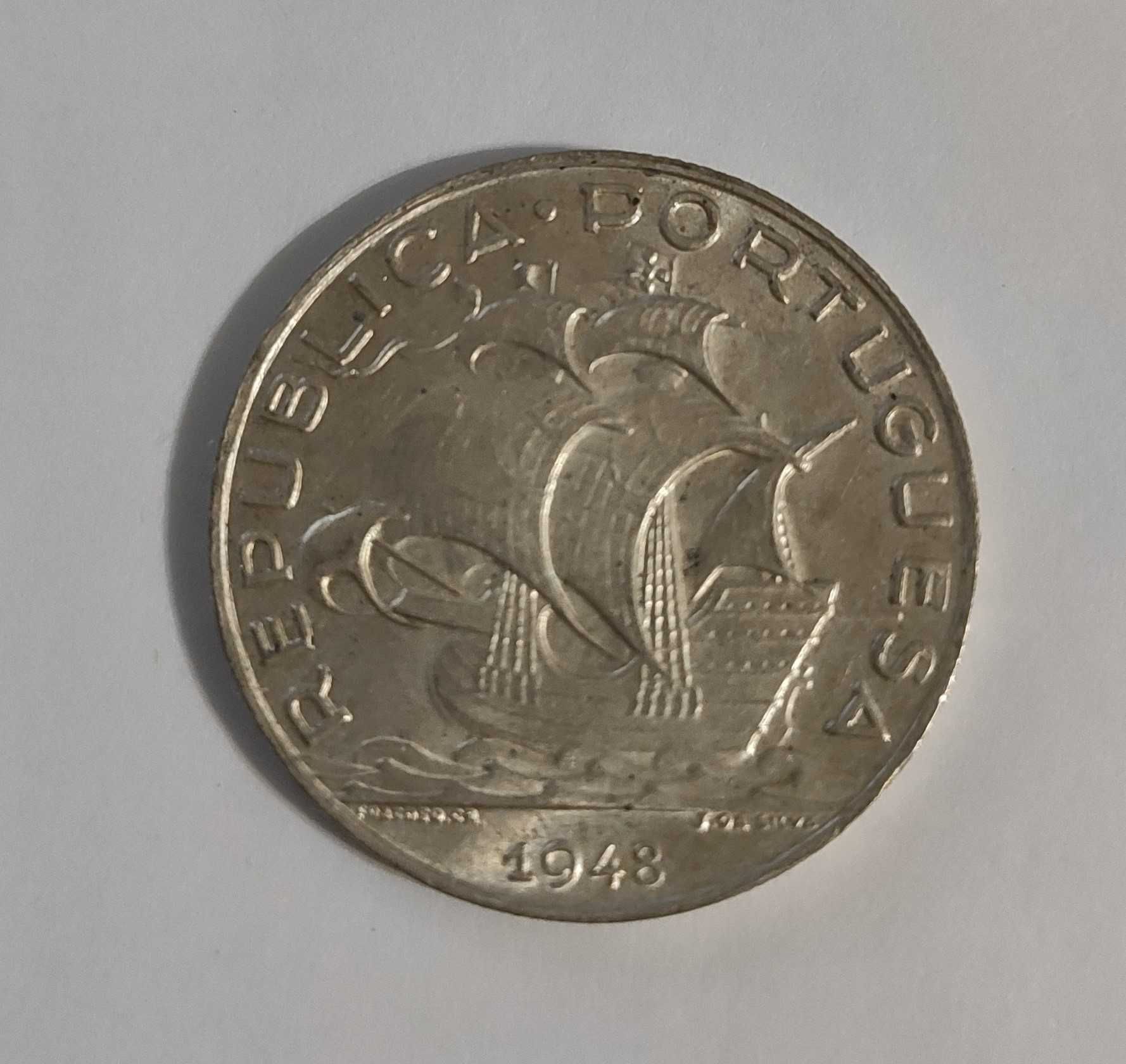 Moeda de 5 escudos 1948 - Excelente