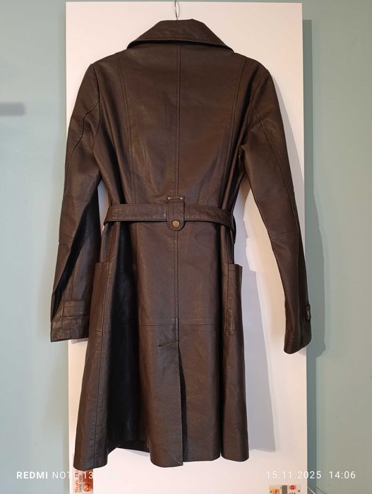 płaszcz skórzany Orsay