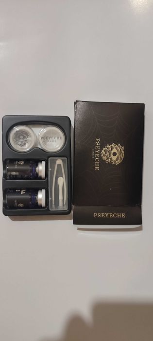 Новые склеральные цветные линзы Риннеган Фиолетовые 22 мм косплей