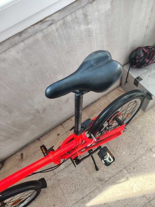 Bicicleta tilt 200 Decathlon roda 20 dobrável fold