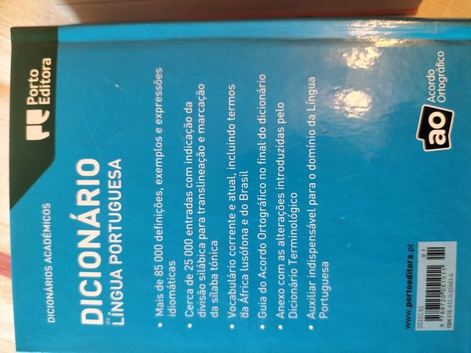 Dicionário Língua Portuguesa Porto Editora