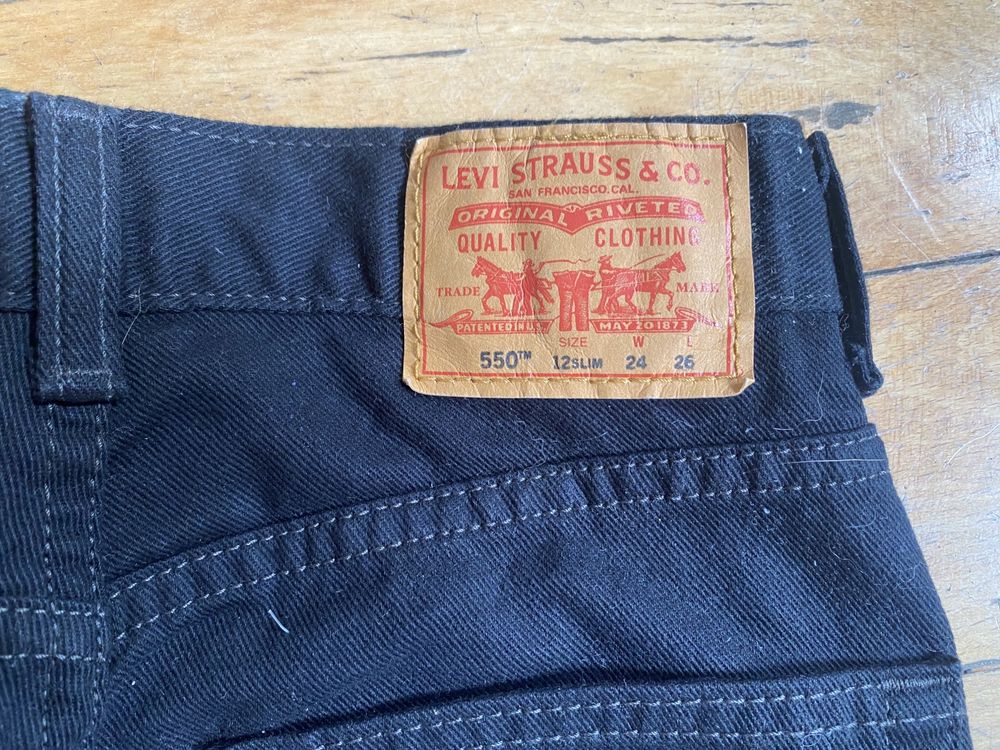 Spodnie jeansowe LEVIS 550 relaxed 24x26 12 lat