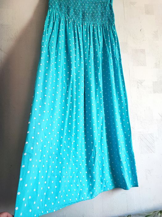 Letnia długa sukienka damska plus size XL 42 lato wakacje