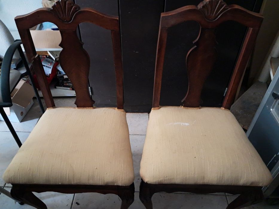 2 cadeiras estilo vintage
