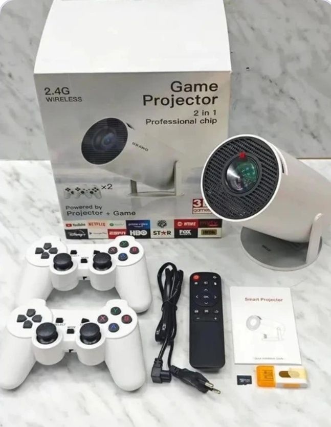 Портативний проектор smart  Android 11 M300 max pro Cube 4K