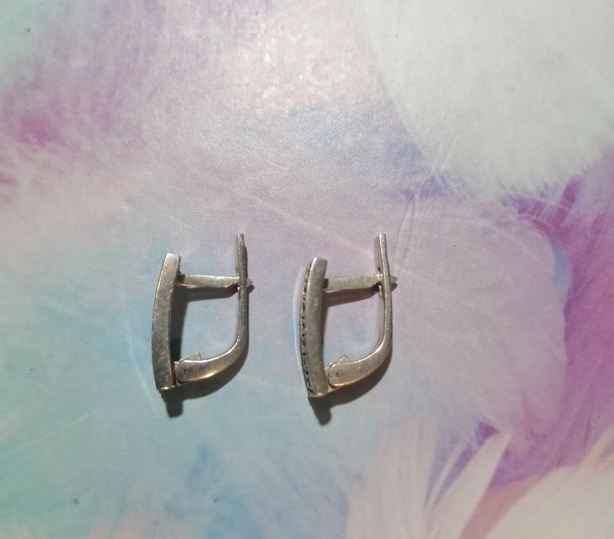 Сережки срібло+золото(продаж, обмін)