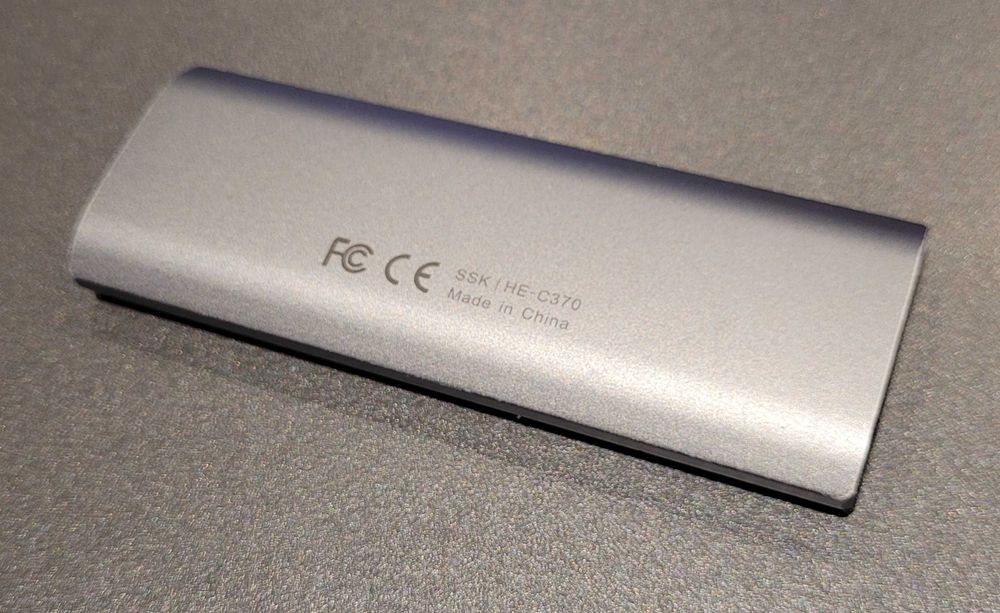 Kieszeń obudowa na dysk M.2 SSD NVMe/SATA 10Gbps USB-C