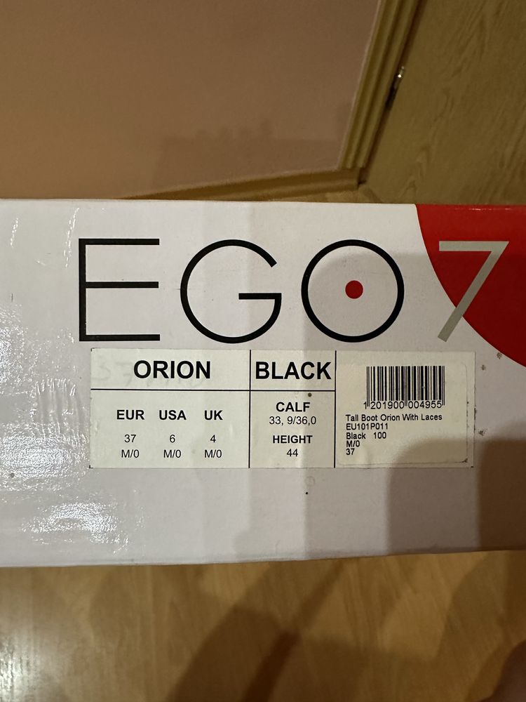 oficerki ego7 orion czarne