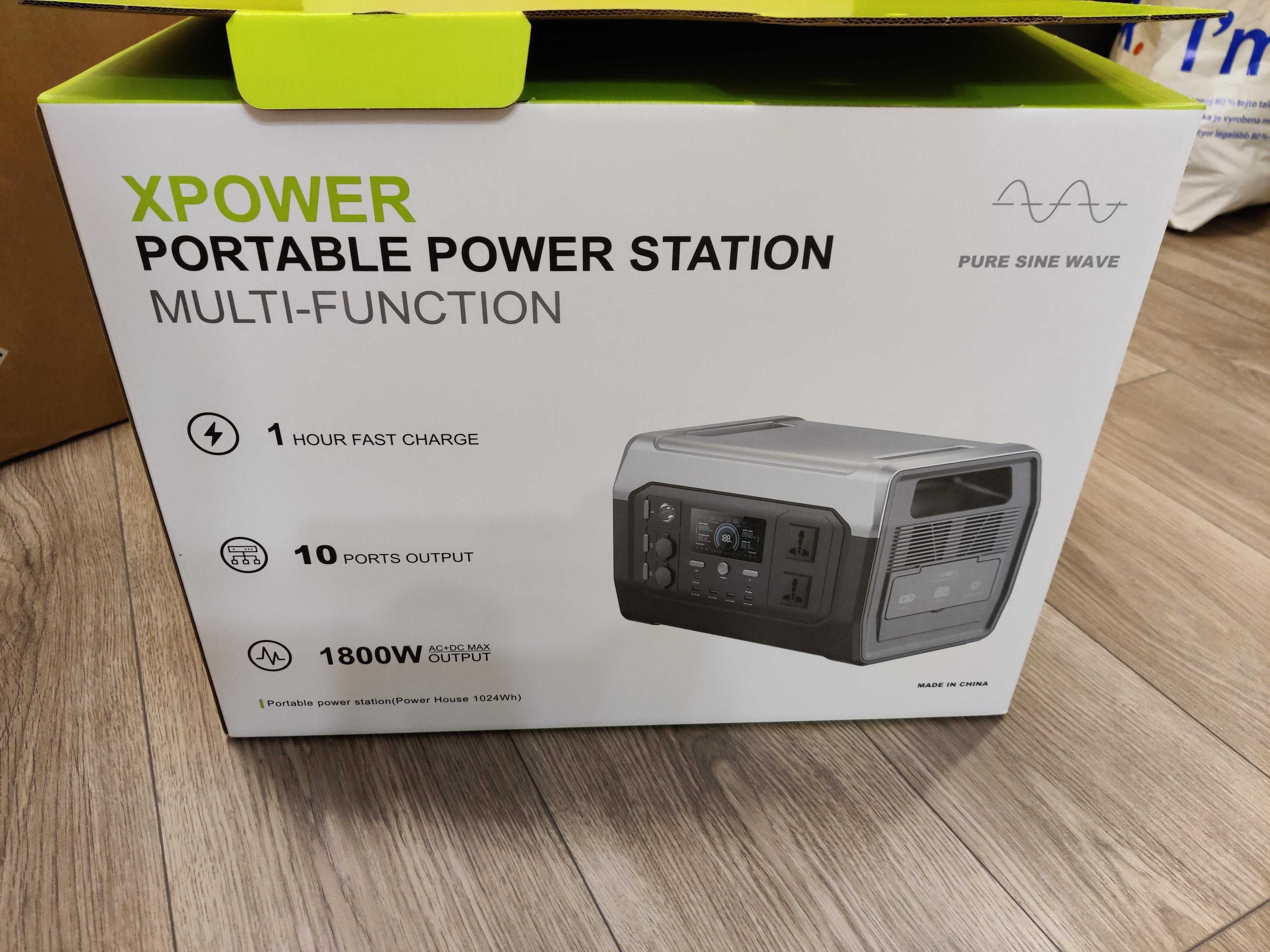 XP1000 Зарядна станція LiFePO4 1800ват,1024ват/год,  ДБЖ UPS