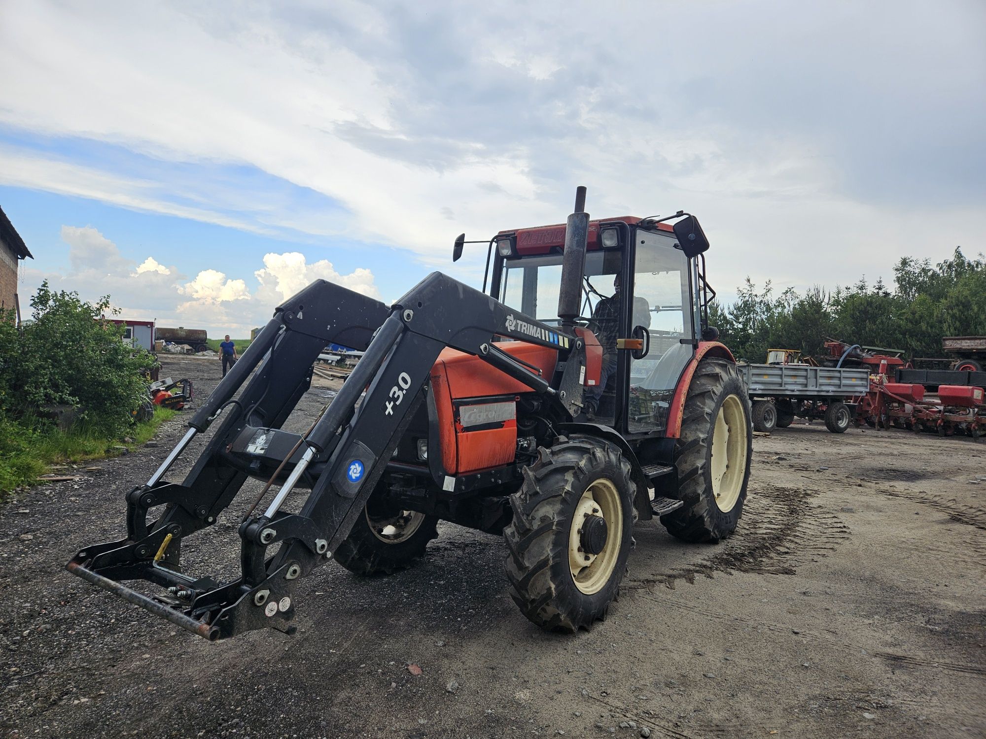 Zetor 9540 z ładowaczem Trima prxima