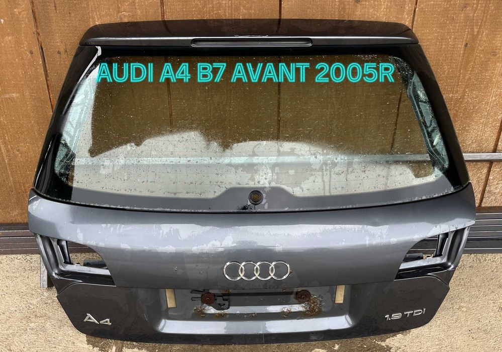 Klapa bagażnika Audi A4 B7 Avant i inne części