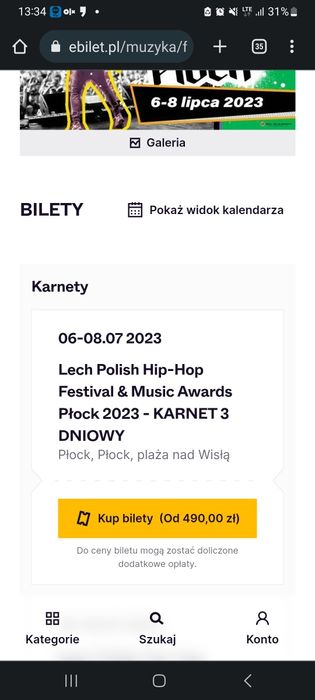 Sprzedam dwa karnety na 3 dni Hip Hop Polish Festival Płock