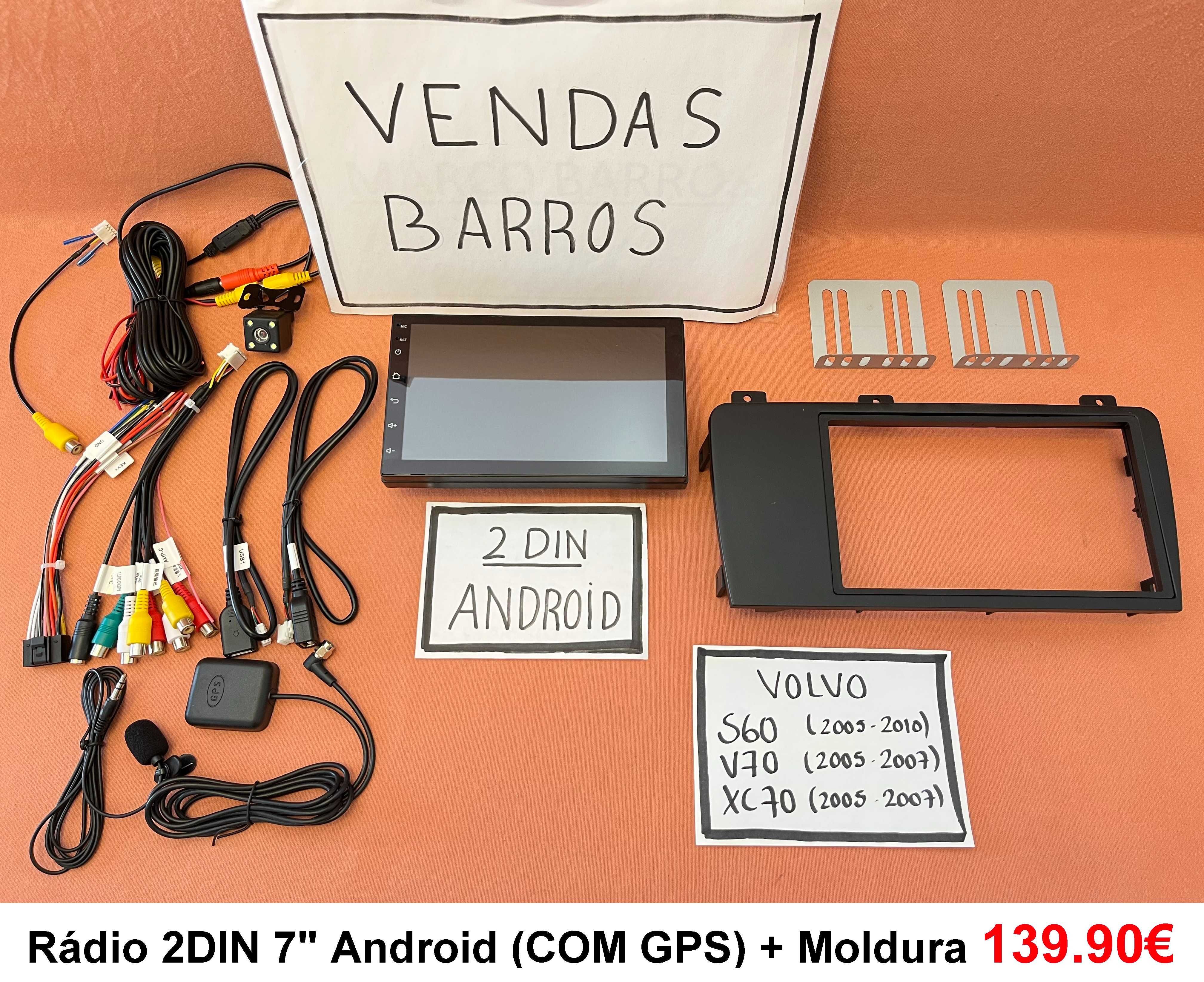 (NOVO) Rádio 2DIN • VOLVO • S60 • V70 • XC70 • Android GPS [4+32GB]