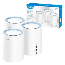 Cudy Router Mesh Wi-Fi Cudy M1200 (3-pack) ruter bezprzewodowy LAN/WAN