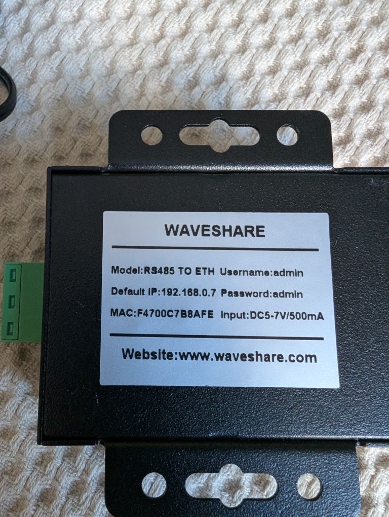 Перетворювач RS485 - Ethernet - Cortex M0