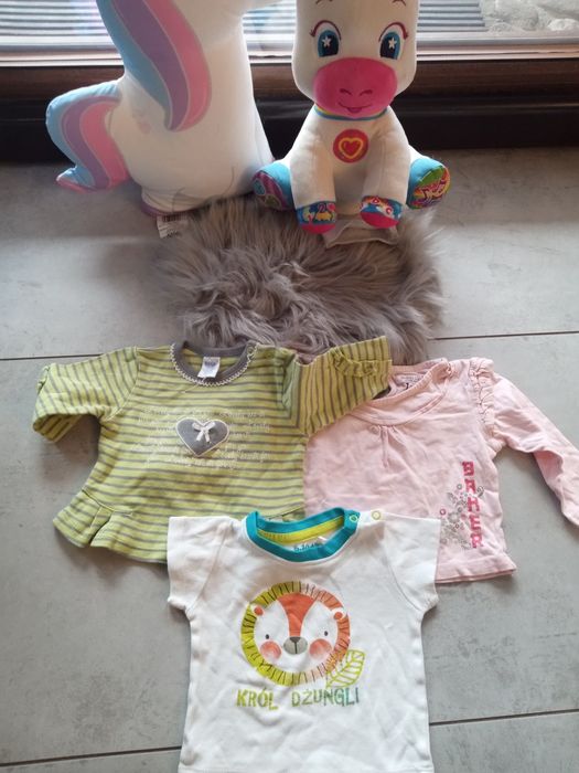 Zestaw mix paka ubrań dziewczynka rozmiar 62cm