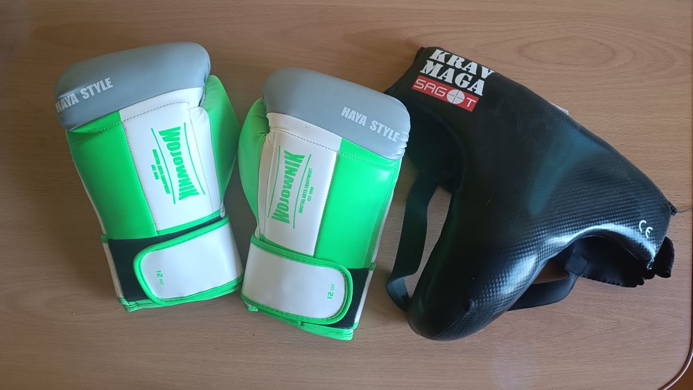 Zestaw rękawice plus ochraniacz