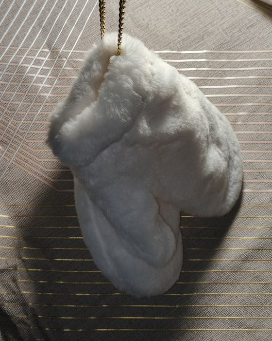 Новые белые варежки LiOR "1980" (универсальный размер)