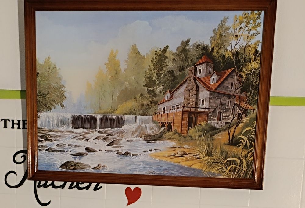 Quadro pintado à mão