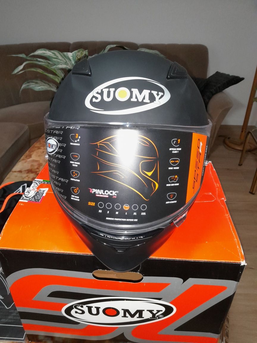 Kask SUOMY Speedstar Black Matt rozmiar L Nowy