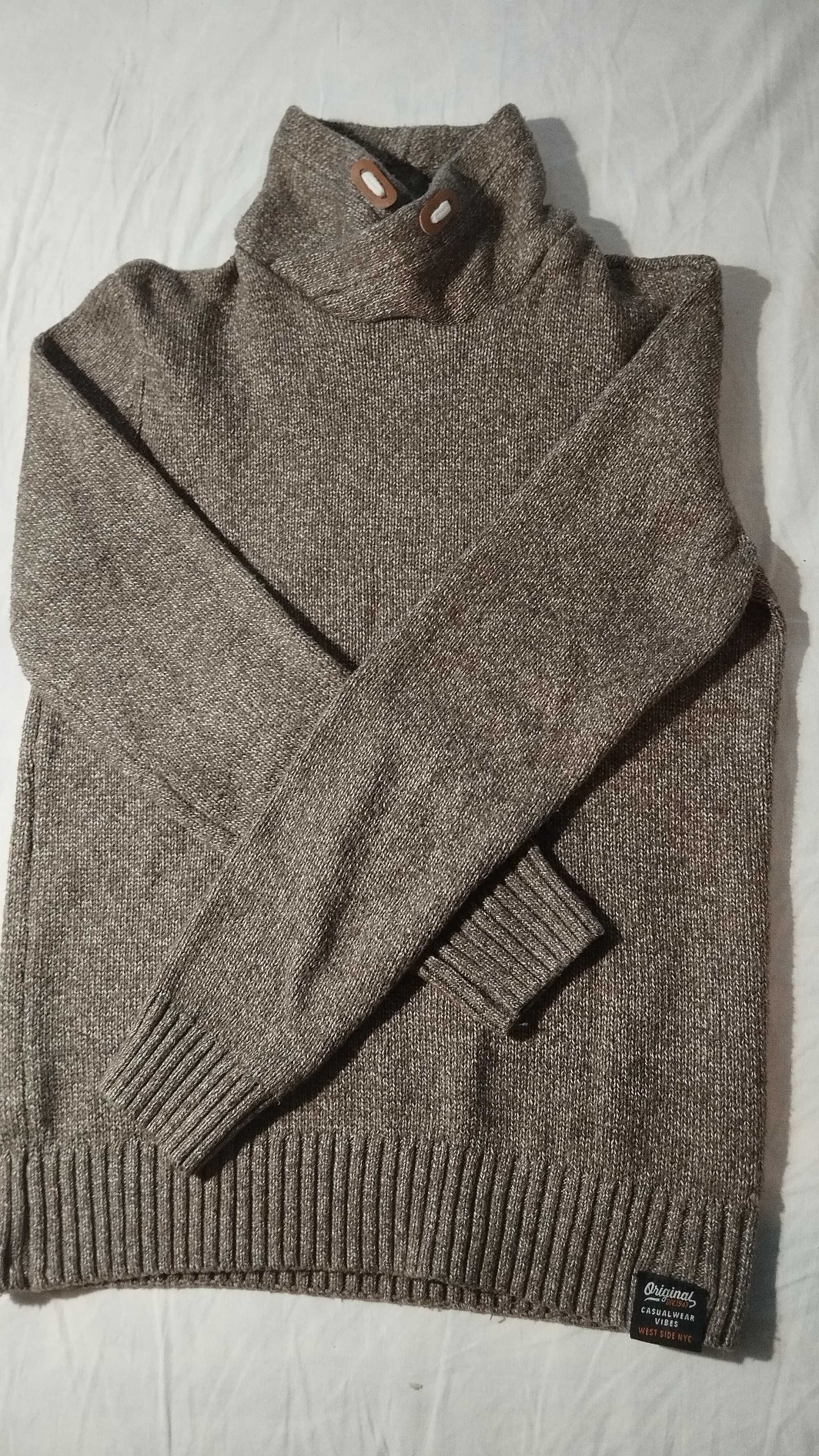 Sweter bawełniany firmy H&M ładny, rozmiar s/m