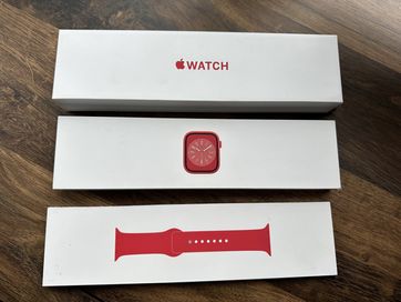 Apple watch 8 45mm RED Cellular Gps ( czerwony limitowany )