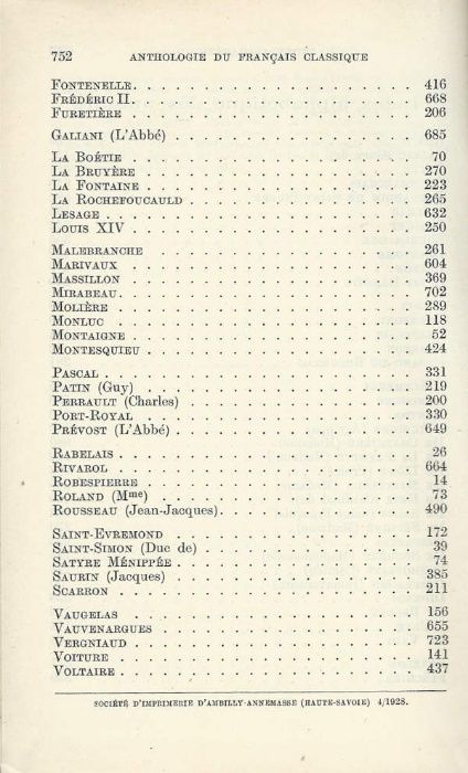 Anthologie du français classique – Prosateurs - Henri Sensine