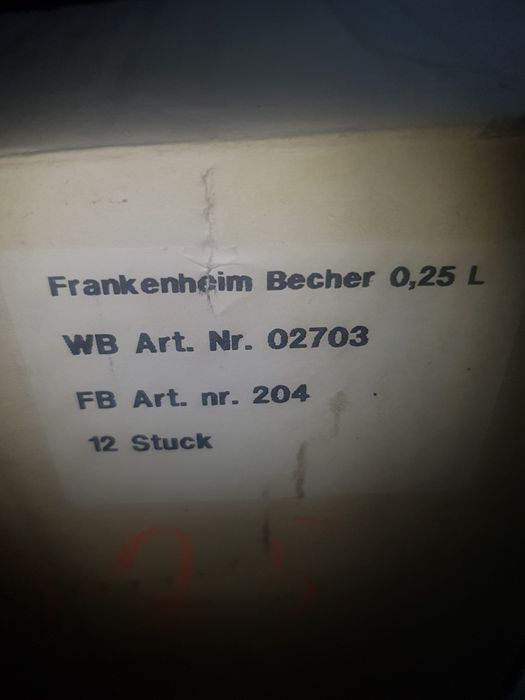 Szklanki do piwa Frankenheim 0,25l