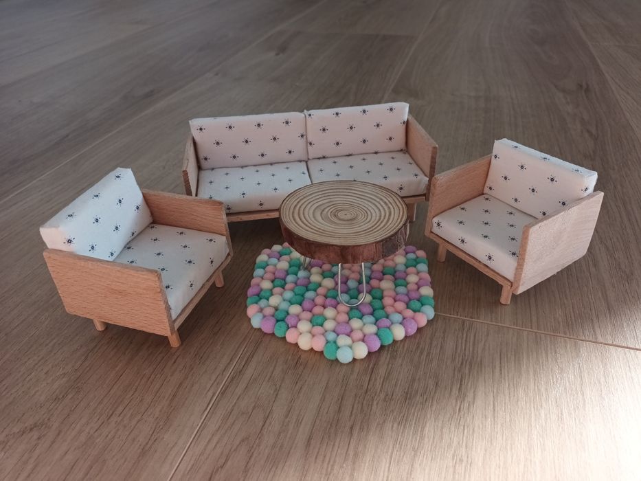 Zestaw mebelków dla lalek