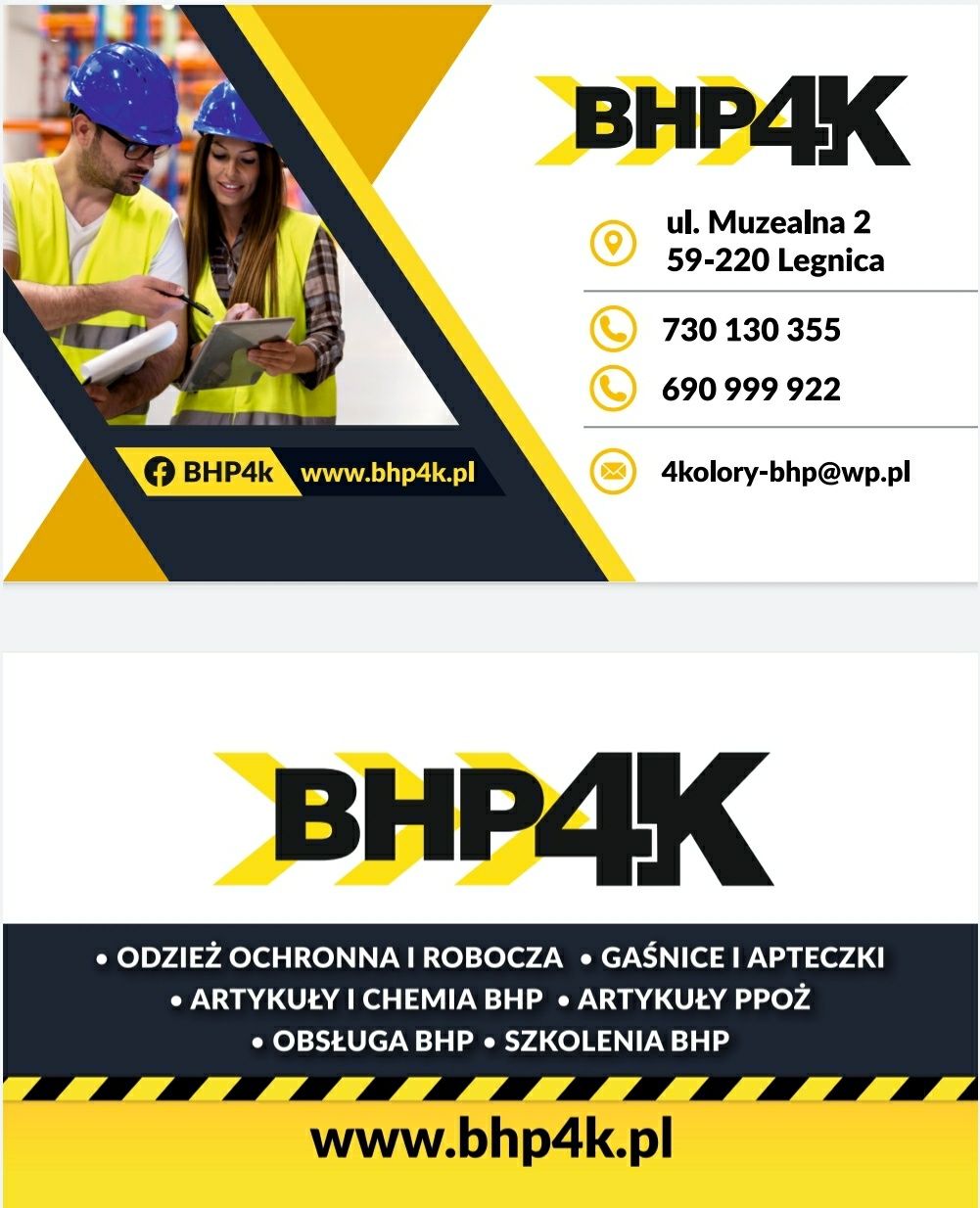 Sklep BHP, Obsługa BHP, Szkolenia BHP, Legnica