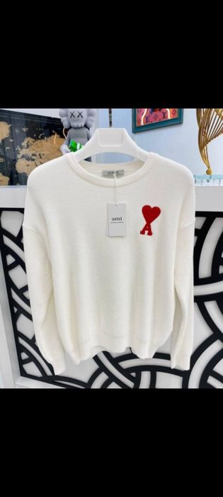 HIT! Swetry damskie, nowe, biale, czarne, serce. Jesień, zima