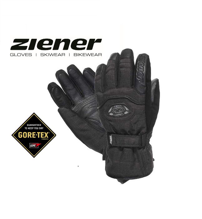 Лыжные перчатки ziener, с мембраной gore-tex, gore (2 в 1),р. 8,5