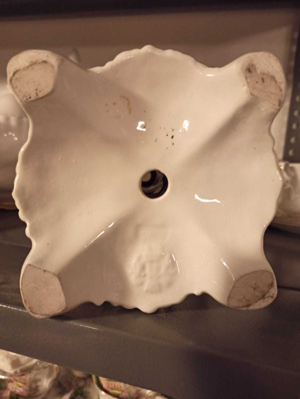 Porcelanowy Świecznik Wysokość 27,5cm