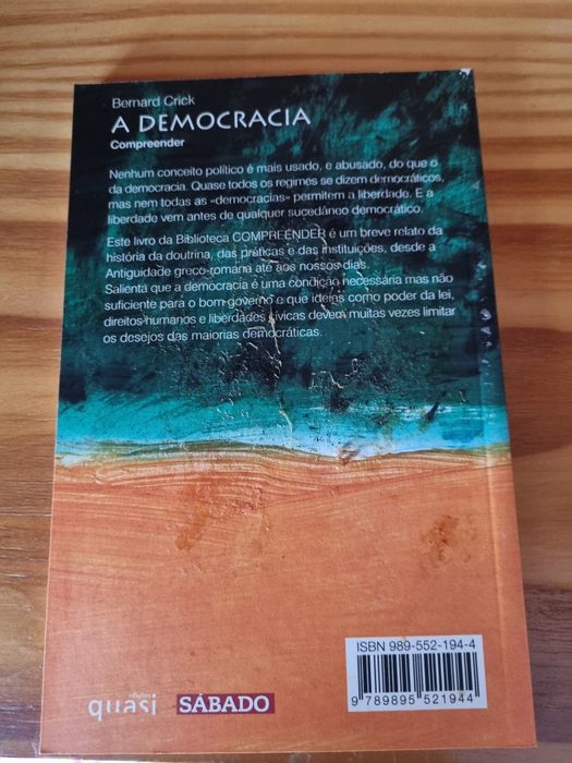 A Democracia (Compreender) - Bernard Crick