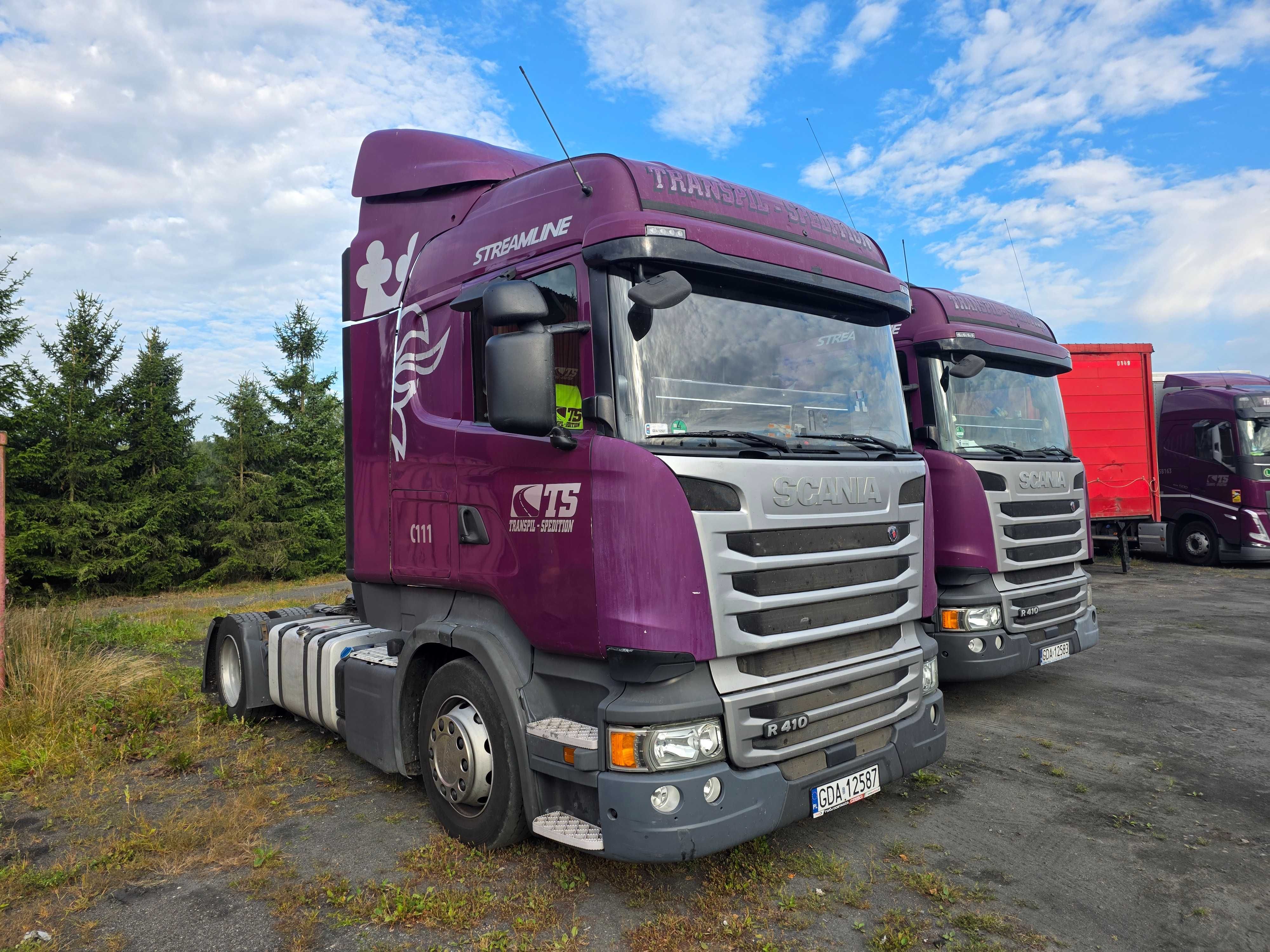 Scania R410 lowdeck 2017 / NOWY TACHOGRAF
