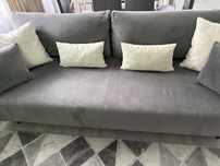 Sofa 3 osobowa grafitowa