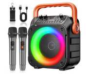 Zestaw do Karaoke, 2x mikrofonami,  Bluetooth