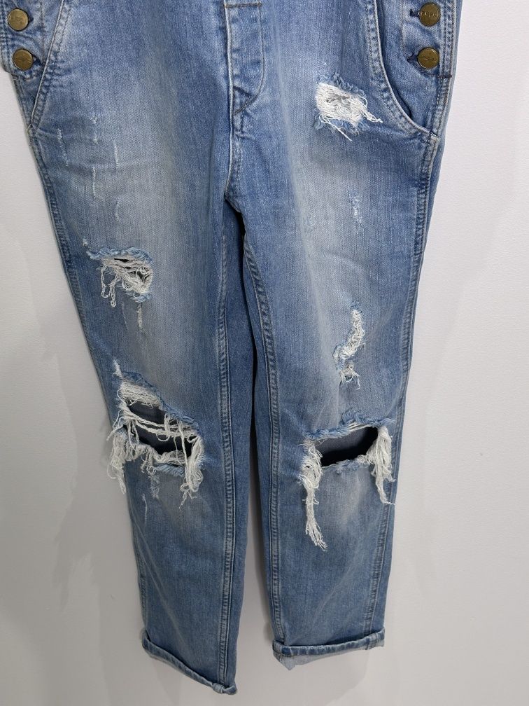 Ogrodniczki dżinsowe damskie Pepe jeans