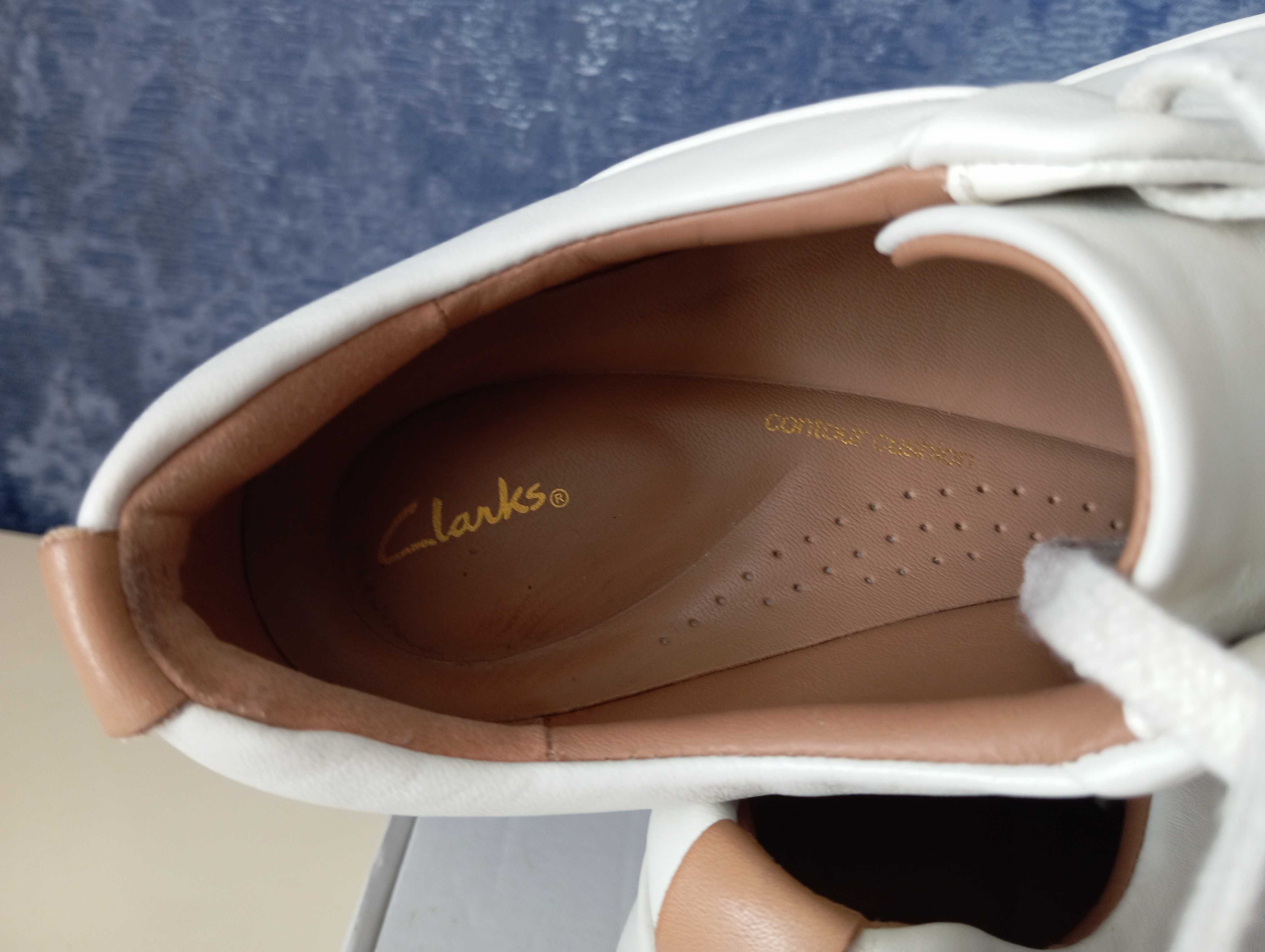 Сникерcы Un Maui Lace, кожаные кроссовки Clarks, размер 35,5