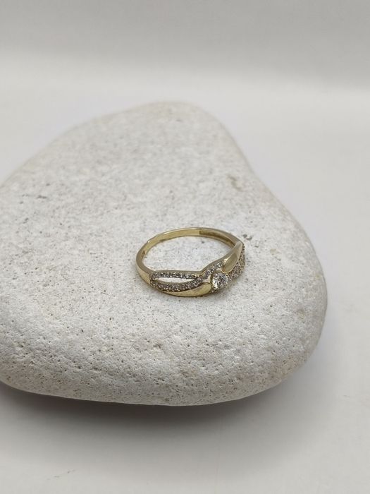 Złoty Pierścionek R.21 Pr.585 Nowy Zapraszamy