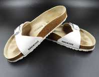 Birkenstock zdrowotne białe klapki 38